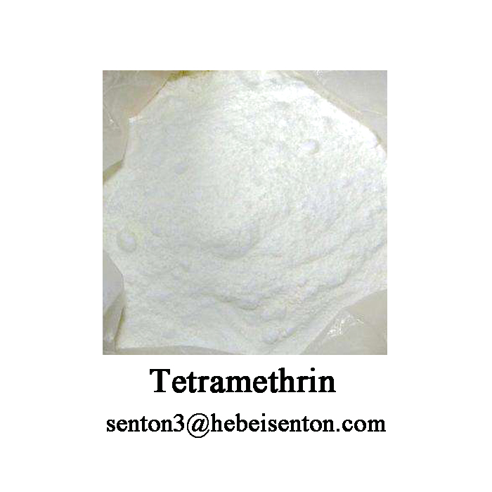Hvidt krystallinsk fast insekticid tetramethrin